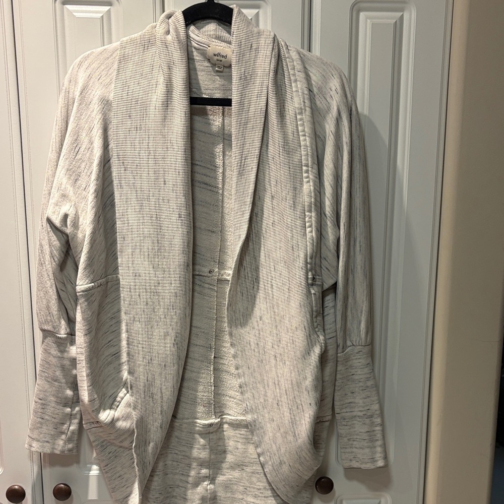 Wilfred Cream Cardigan Sweater